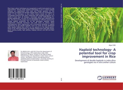 Haploid technology- A potential tool for crop improvement in Rice | Arjun H. M.