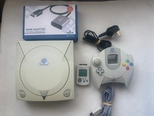 Sega Dreamcast White Console with Controlle and VMU -  Great Condition Working