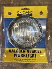 New Chicago Electric 93904 Halogen Vehicle Work Light Truck Tractor Farm 12 Volt New Chicago Electric 93904 Halogen Vehicle Work Light Truck Tractor Farm 12 Volt