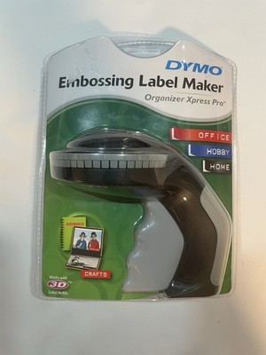 DYMO Embossing Label Maker w/ Three 3/8'' 3D Label Tapes | Organizer Xpress Pro
