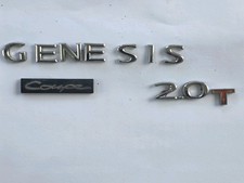 Oem Hyundai Genesis Coupe Emblem Badge Lot Removed From A Genesis Vehicle.