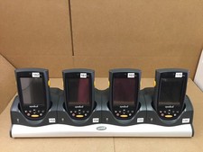 Lot of 4 Symbol Pocket PC Barcode Scanner PPT8846-R3BZ00WWR w/ 4-Slot Base