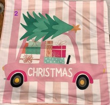 2 Left/Christmas/Hello Winter Pillowcases 17 Square Your Choice of 1