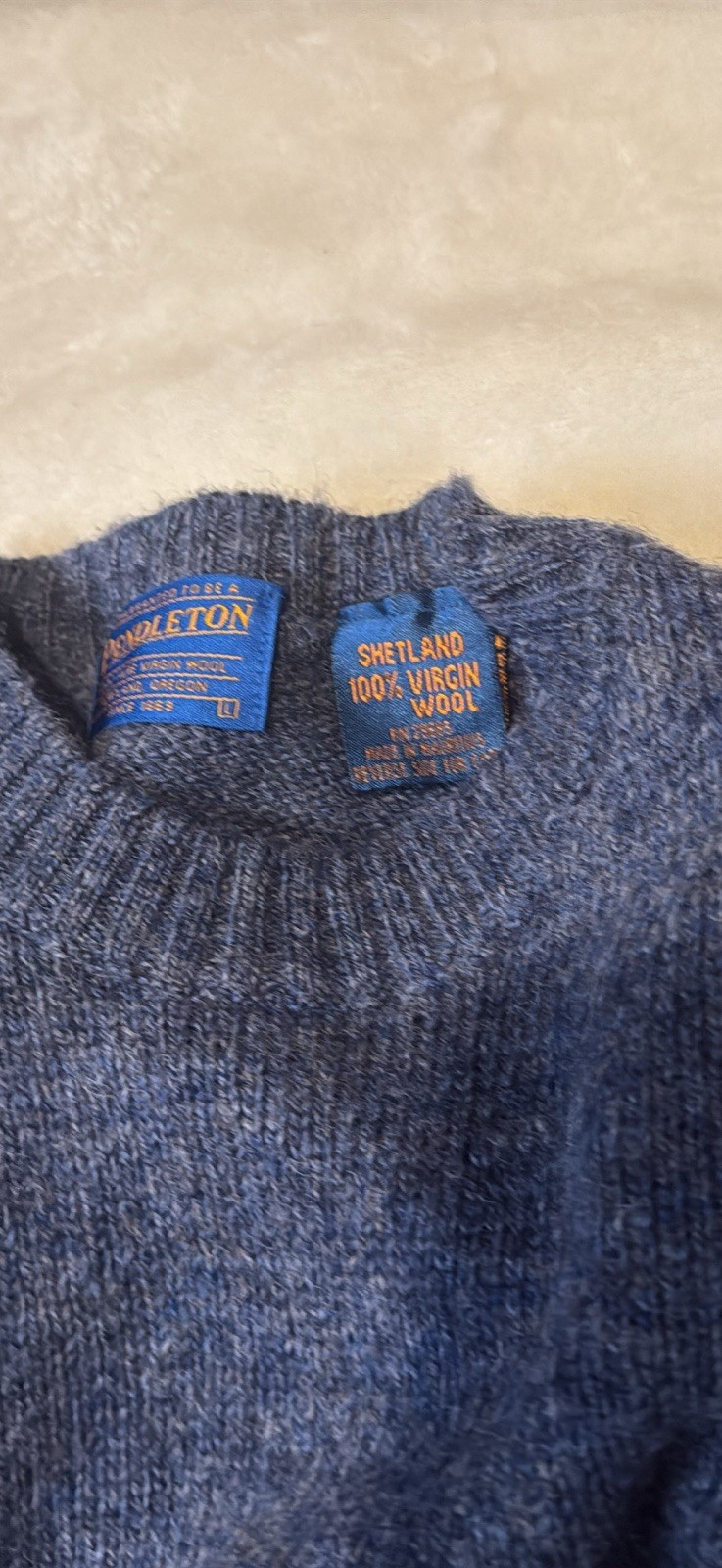 Pendleton Men's Wool Sweater Size Large - image 5