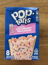 Pop-Tarts Frosted Strawberry Milkshake 8 Toaster, 13.5 oz