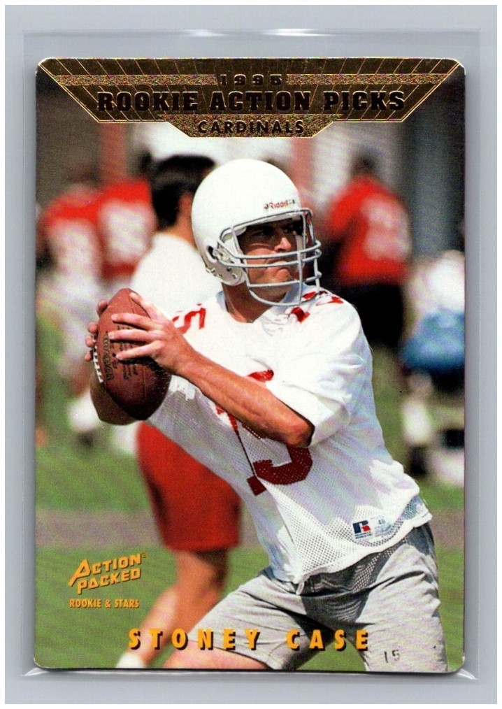 1995 Action Packed Rookies & Stars Stoney Case RC #100 Rookie Card NFL Arizona