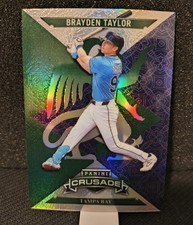 2025 Panini Crusade - Crusade Brayden Taylor, Brayden Taylor #18 Green /249 (RC)