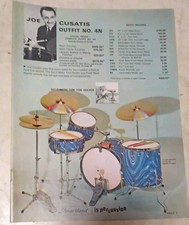1973 Slingerland Drum Catalog 3-Page Spread -...