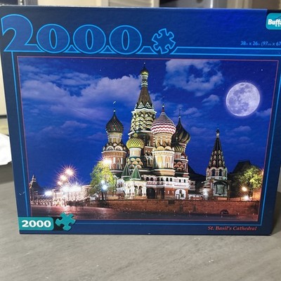 ST. BASILS CATHEDRAL Puzzle Buffalo Games 2000 Piece 38.5  x 26.5  Sealed New
