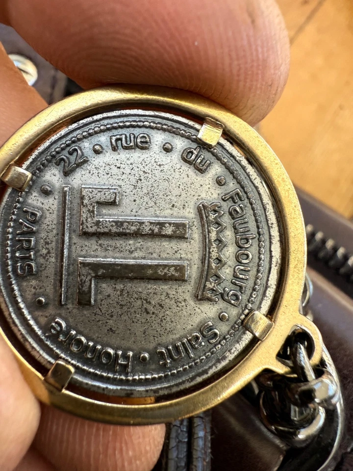 Bolso de Mano Vintage Lanvin PARÍS Neo Sac Piel de Cordero Marrón Marrón Marrón M7 Foto 3 de 4