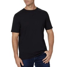 NWT Kirkland Signature Men's L Black Crew Neck T-Shirt 6 Pack