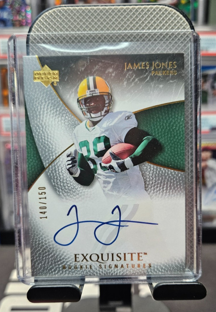 James Jones UD Exquisite Collection #78 Autograph