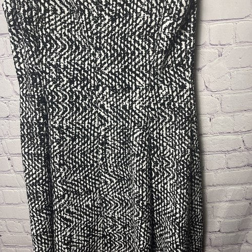 Abito donna Alyx Fit & Flair senza maniche taglia 16 \ nero\ bianco\ rosso - Foto 10 di 12