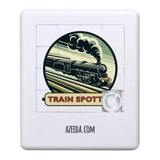 'Train Spotter Emblem' Sliding Puzzle (PZ00041419)