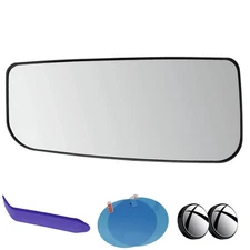 EAP Driver Side Mirror Glass Compatible with Ford F150 2015-2025, F250 F350 F...