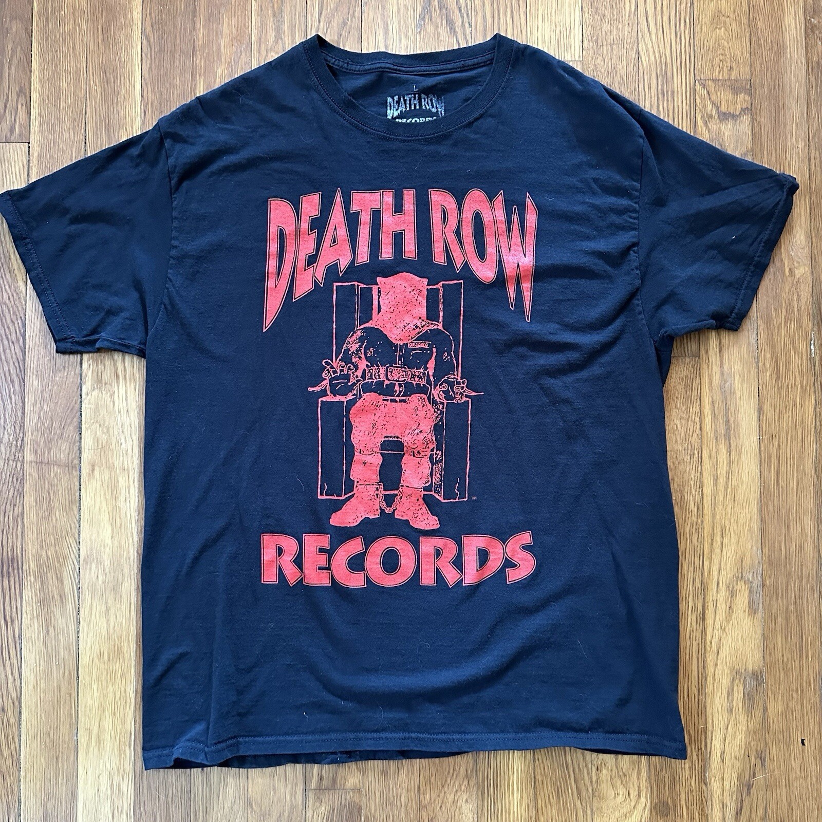 FILA T shirt grafica Death Row Records nera taglia L