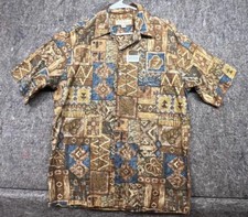 Tori Richard Mens Shirt Hawaiian Honolulu Button Down M Made In USA