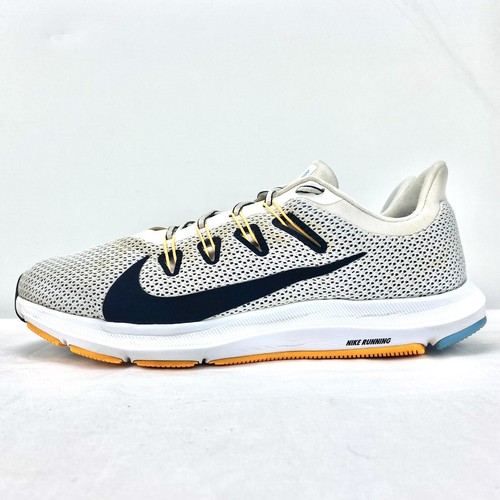 Nike Quest 2 Running Shoes Men\u0026#039;s Size 9.5 White Yellow Black  [CI3787-102] | eBay