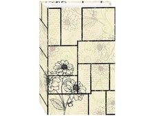 Pioneer STC-504 3-Ring 4x6 Photo Album Floral Panes Same Shipping Any Qty 