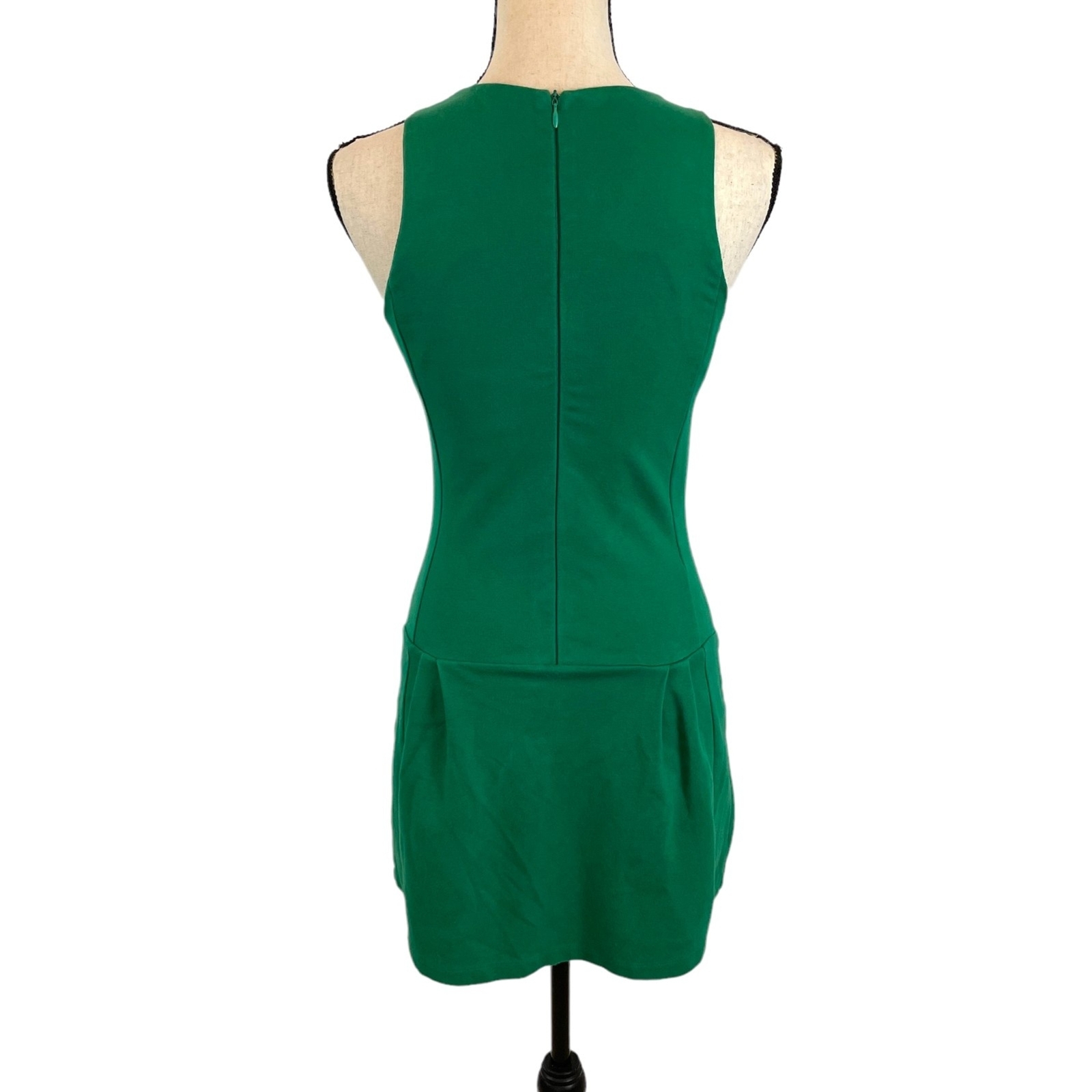ZARA BASIC EVENING COLLECTION GREEN SLEEVELESS MI… - image 6