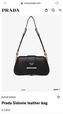 Prada Sidonie Leather Bag (£2800 Rrp) Sold Out 100% Authentic 
