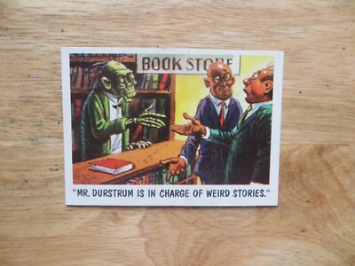1959 VINTAGE TOPPS YOU'LL DIE LAUGHING IN COLOR FUNNY MONSTERS GUM CARD #  40 | eBay