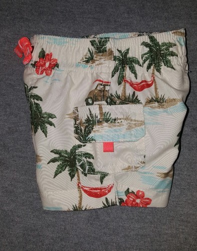 🌴🐚🐬🐙Baby Boy's Carter's Tropical Swim Shorts, Size 3 Months NWT🌴🐠🐡🦀 - Picture 4 of 5