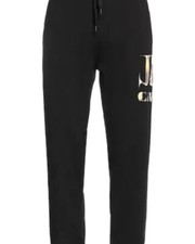 JUST CAVALLI TRACK PANTS-BLACK.