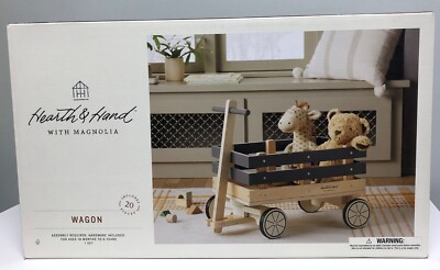 Toy Wooden Wagon Hearth Hand with Magnolia