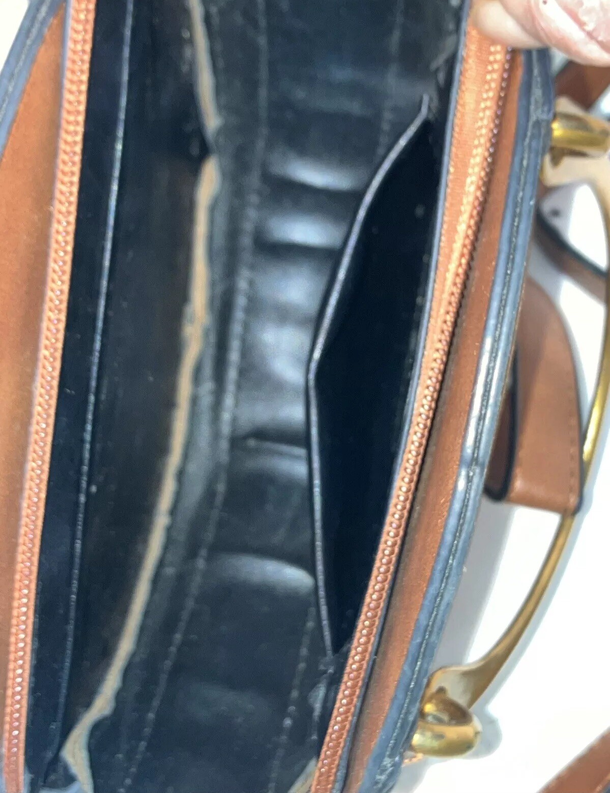 Small Cross Body Brown Round Pixie Bag Chloe Styl… - image 11