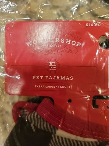 Pigiama cane Wondershop extra large XL rosso verde a quadri PJ'S STAMPA BUFALO OMAGGIO - Foto 4 di 9