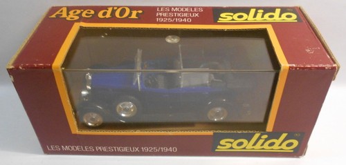 Solido 1/43 Scale Metal Model - SO242 FIAT 525 N 1929 BLUE - Picture 2 of 2