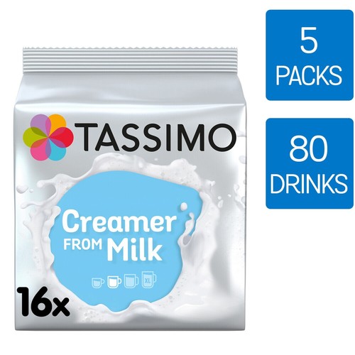Tassimo Milk Pods Milk Creamer T Discs 5 Packs (80 Drinks) - 第 1/11 張圖片