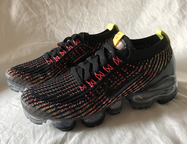 vapormax flyknit 3 black multicolor