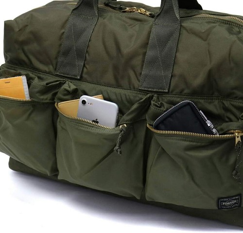 PORTER FORCE Boston Bag 2WAY DUFFLE BAG 855-05900 Black/10 japan - Picture 4 of 8