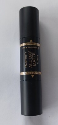 MAX FACTOR X FACEFINITY ALL DAY MATTE 2IN1 PANSTICK FOUNDATION &SHINE CONTROL.76