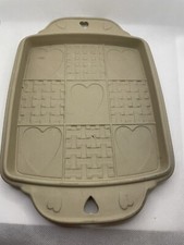 Williams -Sonoma Heart Basket Superstone Shortbread Mold Made in England