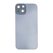 Back Glass with Camera Lenses for Apple iPhone 14 Blue Replacement Repair