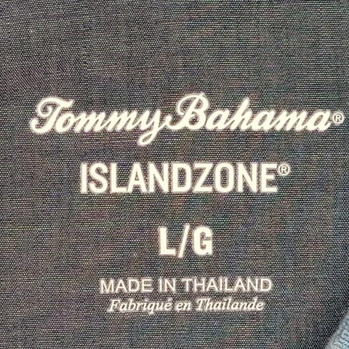 Tommy Bahama Polo Shirt Mens Large Blue Pocket Island Zone Performance Golf - Picture 4 of 10