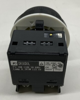 Fuji Electric DR30D0L-H9W Orange Amber Led Indicator Lamp 110ACV 