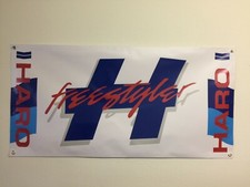 old school bmx haro freestyler BANNER 2ft X 2ft vdc hutch gt se racing