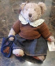 RUSS BERRIE Vintage Collection Lady Meredith Collectible Bear COA Great Gift P4