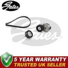 Gates Alternator Belt Kit Pulley Tensioner Fits Ford Mondeo - K016PK1845
