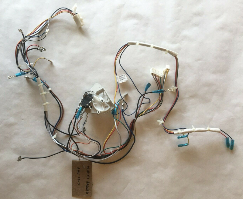 Whirlpool Amana Microwave AMV2307PFS0,  Complete Wire Harness W10819635 - used
