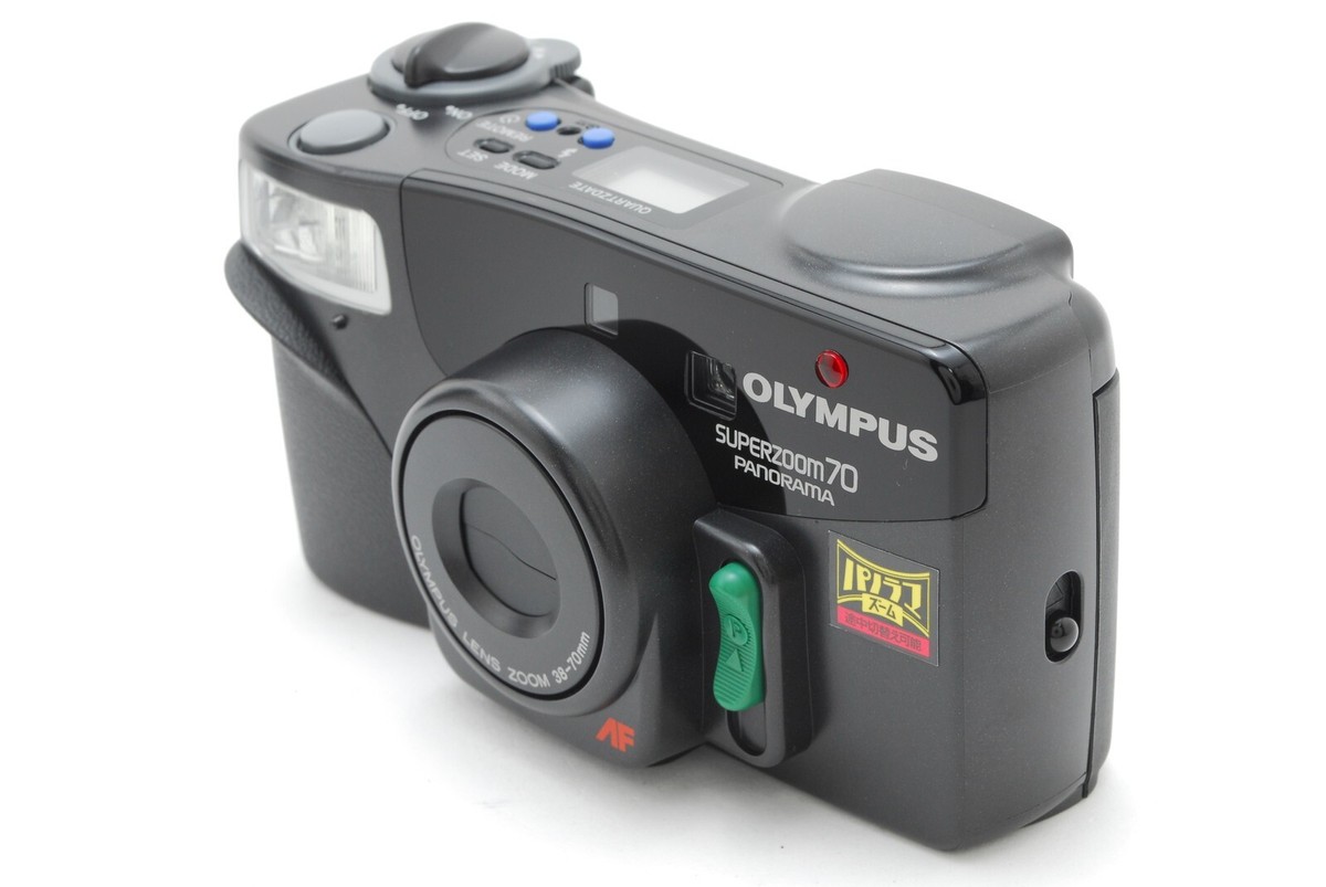 NEAR MINT] Olympus SuperZoom 70 Panorama Point & Shoot 35 mm Film