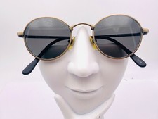 Vintage Fossil Eyewear MS2004 Gold Metal Round Sunglasses FRAMES ONLY