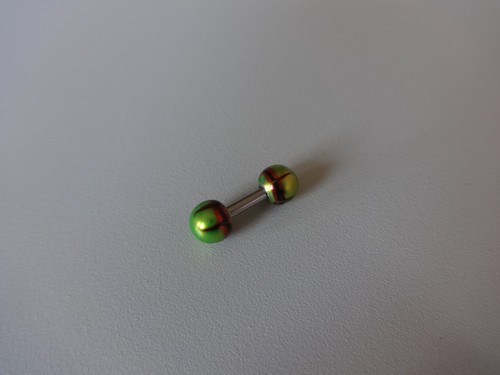Plug Falso Helix Trago Vernice Mano Painted Ball Punte Cone 5mm per Ear 1,6mm - Foto 20 di 29