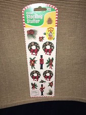 New Sealed Mello Smello Scratch  Sniff Smell Pine Scented Stickers Wreath Bells