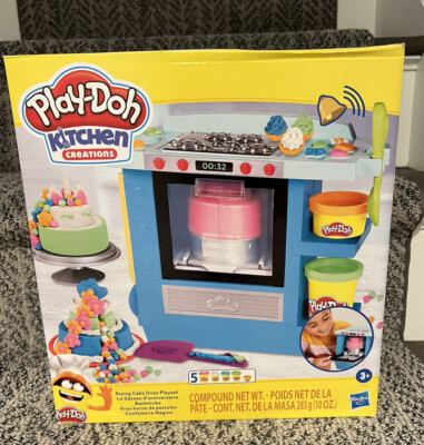 Play-Doh Kitchen Creations Rising Cake Oven Playset Bakery Non-Toxic  Compound