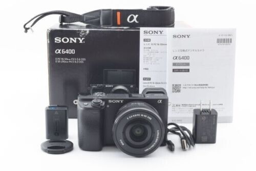 SONY α6400 16-50mm lens kit set black lens scratch - Picture 1 of 11